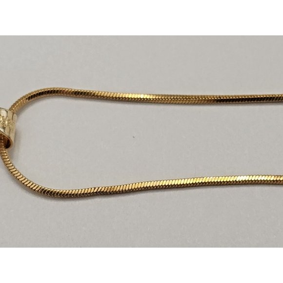 18k Gold Plated Ruby & Clear Cubic Zirconia CZ Pendant Necklace - Picture 13 of 13